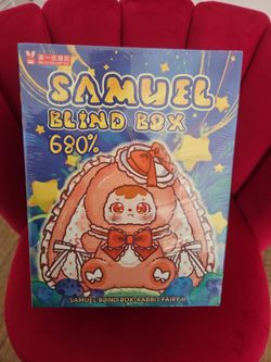 Samuel Blind Box featuring the Rabbit Fairy II https://offerup.com/redirect/?o=ZGVzaWduLkl0 is a large-sized plush toy, explicitly labeled as 680% siz