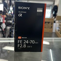 Sony 24-70mm II G Master Lens