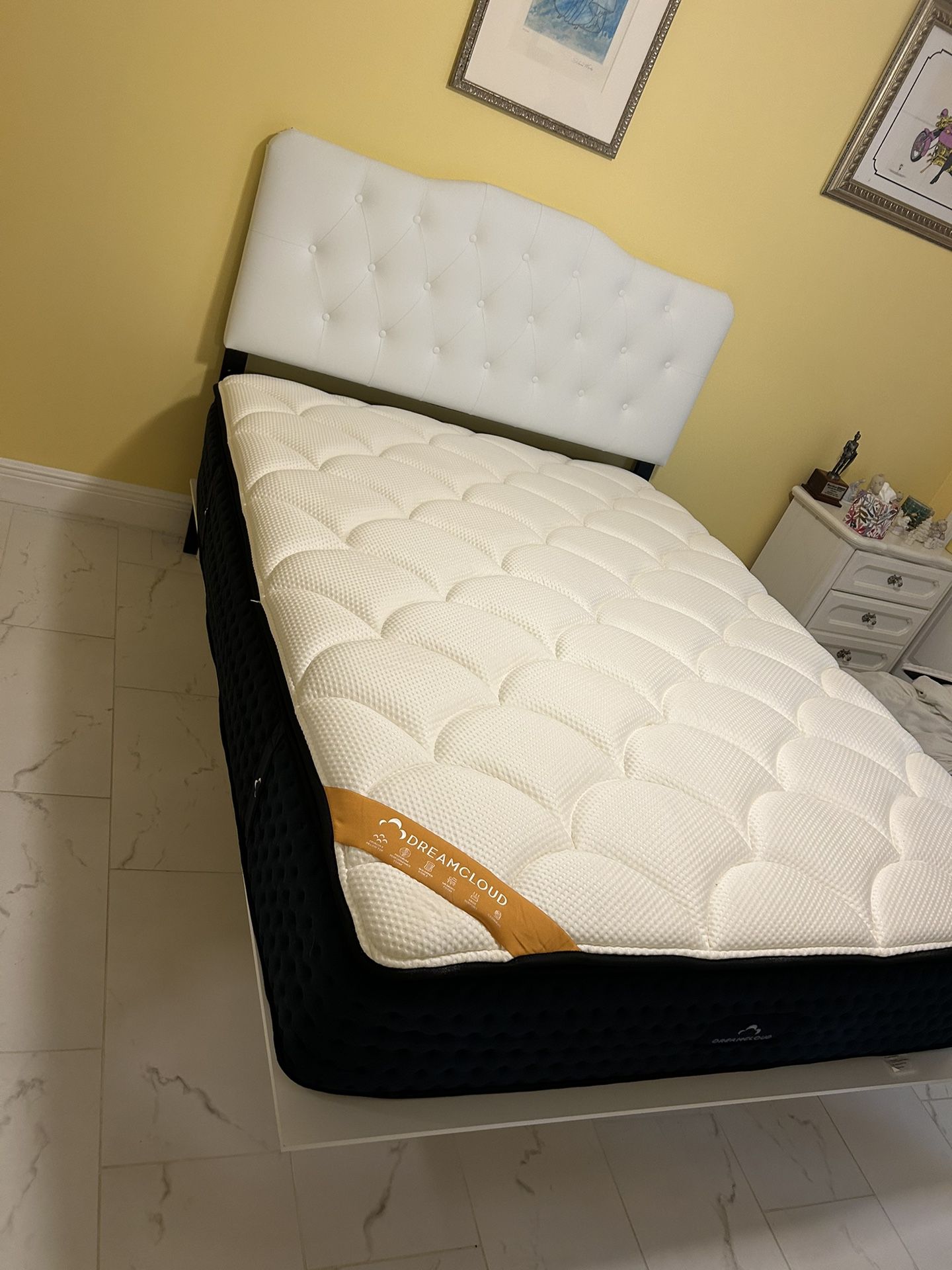 Queen Size Bed Frame With Drawers And Head Post