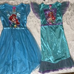 Disney Little Mermaid Size 4T Night Gowns