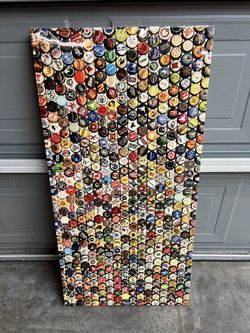 Beer Cap Wall Art (FREE)