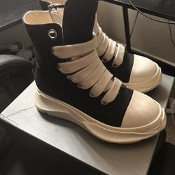 Rick owens jumbo lace boots