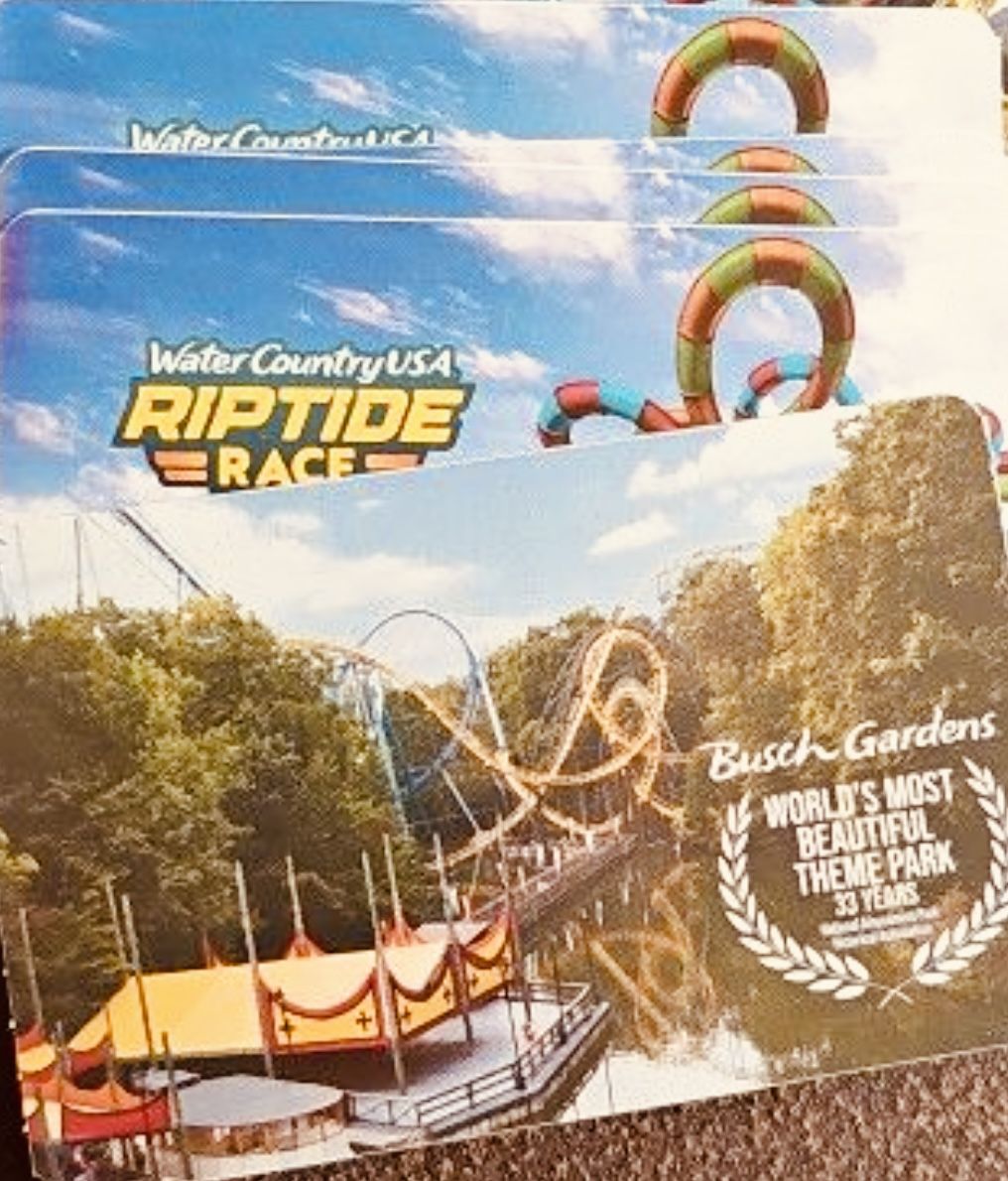 FOOD & WINE FESTIVAL SAMPLE TICKETS & BUSCH GARDENS PASSES/READ DESCRIPTION PLEASE! Tickets