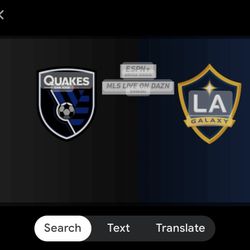 L.A. Galaxy vs San Jose Quakes Tickets 