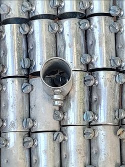 Lot of45  Metal Conduit Couplings 3/4" with Set Screws