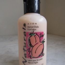 Avon naturals apricot shake foot lotion
