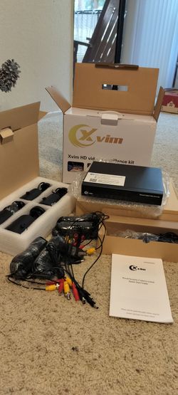 Xvim 8ch 1080p wired Security Camera System/ brand new with packing/ see discription 👍