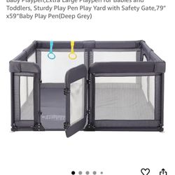 Cholena XL Playpen 59”x71x 