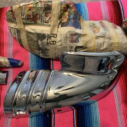 1942 Chevy chrome wrap arounds