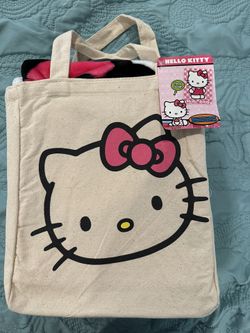 Hello Kitty Blanket & Tote