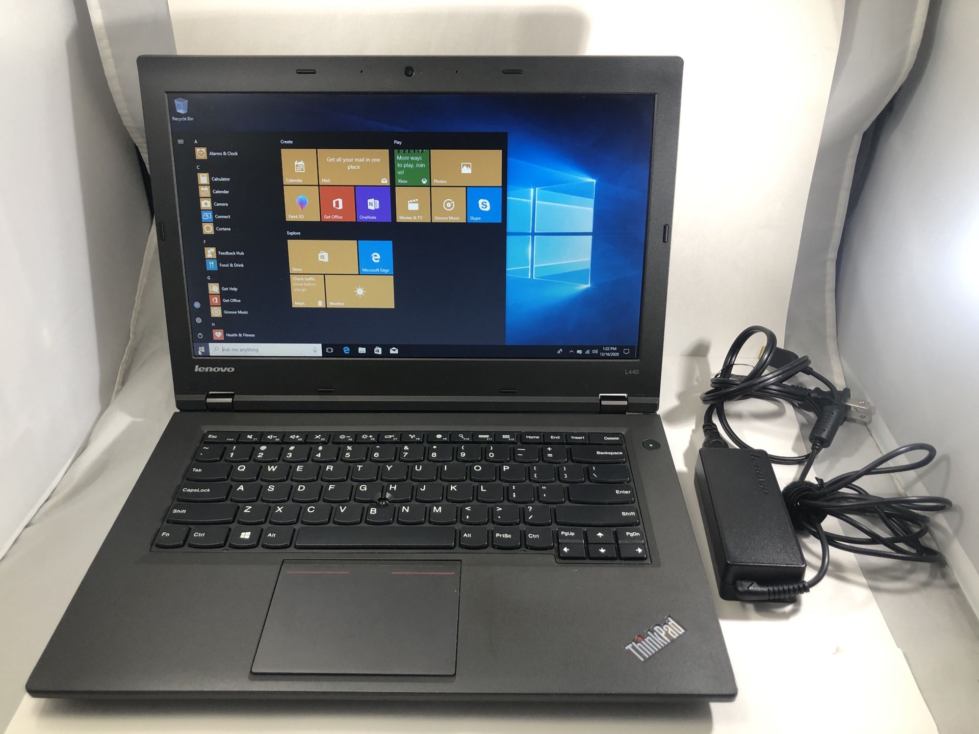 Lenovo ThinkPad L440 Laptop 500GB 4GB RAM Windows 10 Pro Webcam Mic Zoom Ready