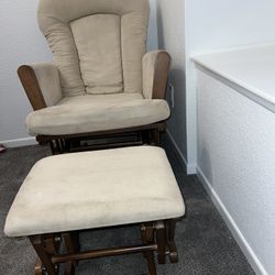 Rocking Chair With Footrest