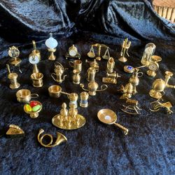 Brass Miniature Figurines 