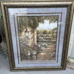 Picture Frame 36”1/2W X 42”1/2H In Good Condition $30 Firm On Price