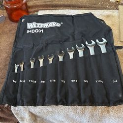 New Westward Box End Wrenches and Case