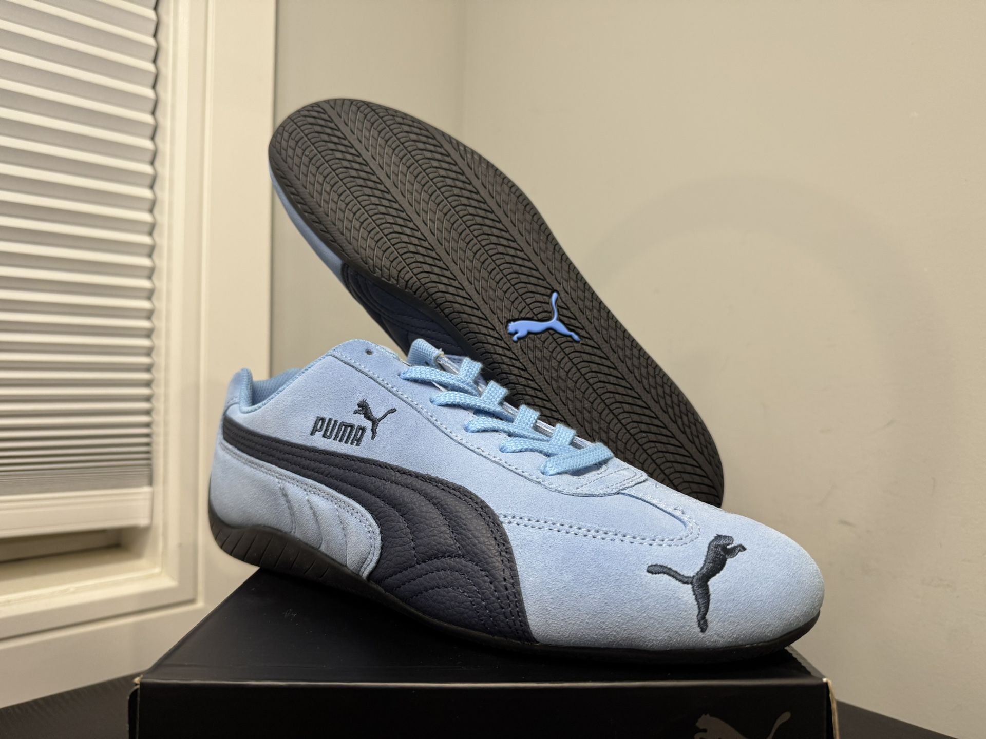 Puma Speedcat Light Blue Sz 10.5