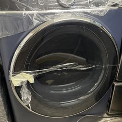 GE FRONT LOADER MEGA CAPACITY NEW OPEN BOX DRYER DARK BLUE 