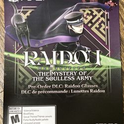 Ps5 Pre Order Bonus Item For Raidou Remastered Mystery Of The Soulless Army X