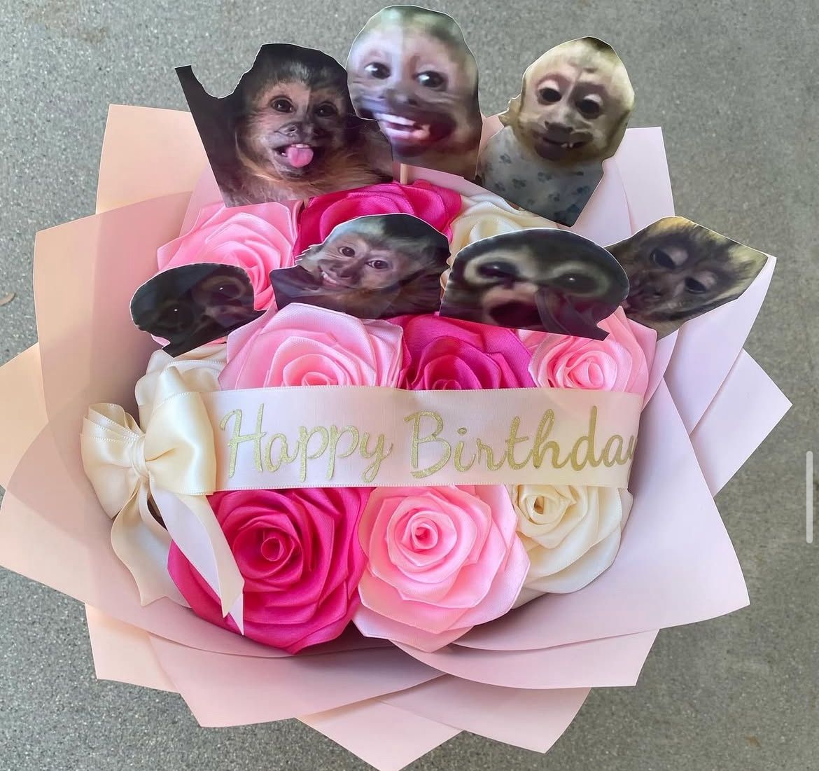 Happy Birthday Monkey Ramo 10ct