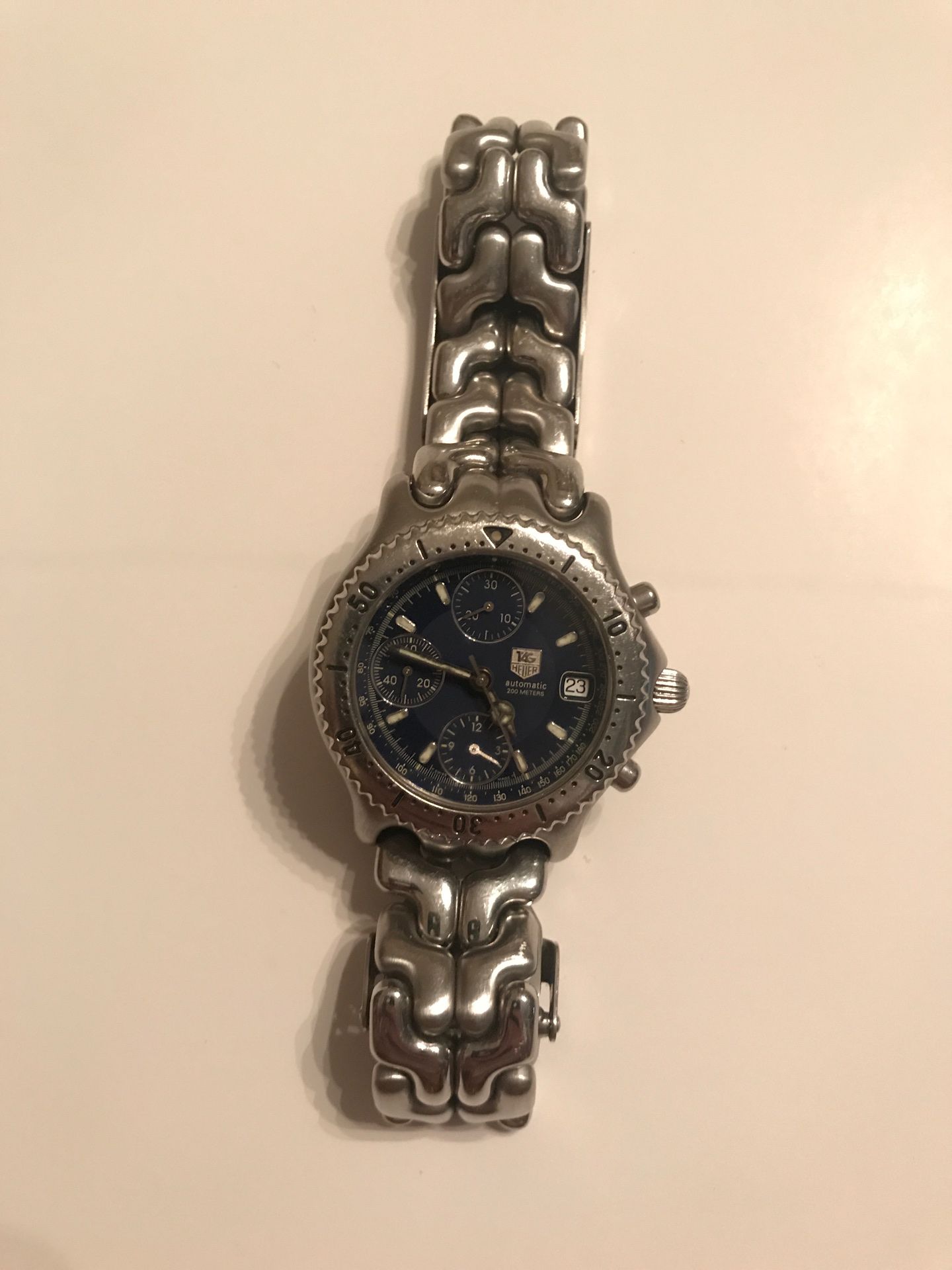 Tag-Heuer blue face Trade for a Golf Cart