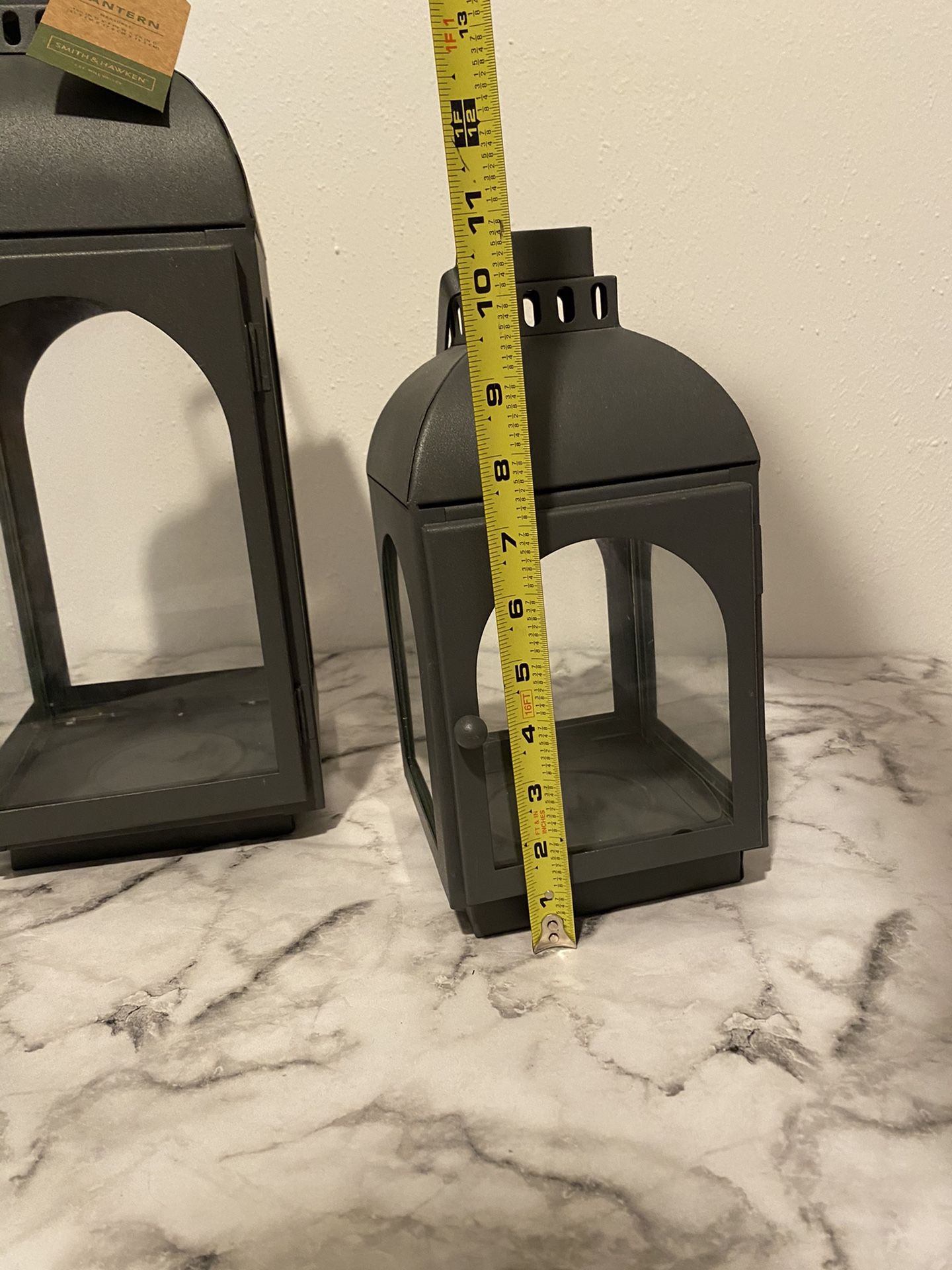 Set Of Two Smith And Hawken Matching Lanterns
