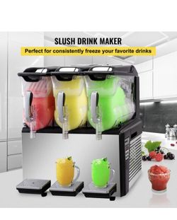 Commercial Slushy Machine 3 x 12L, Slush Machine
