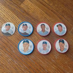 1962 baseball plastic collector coins Salada-Junket Yogi Berra