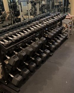 Dumbells and Racks