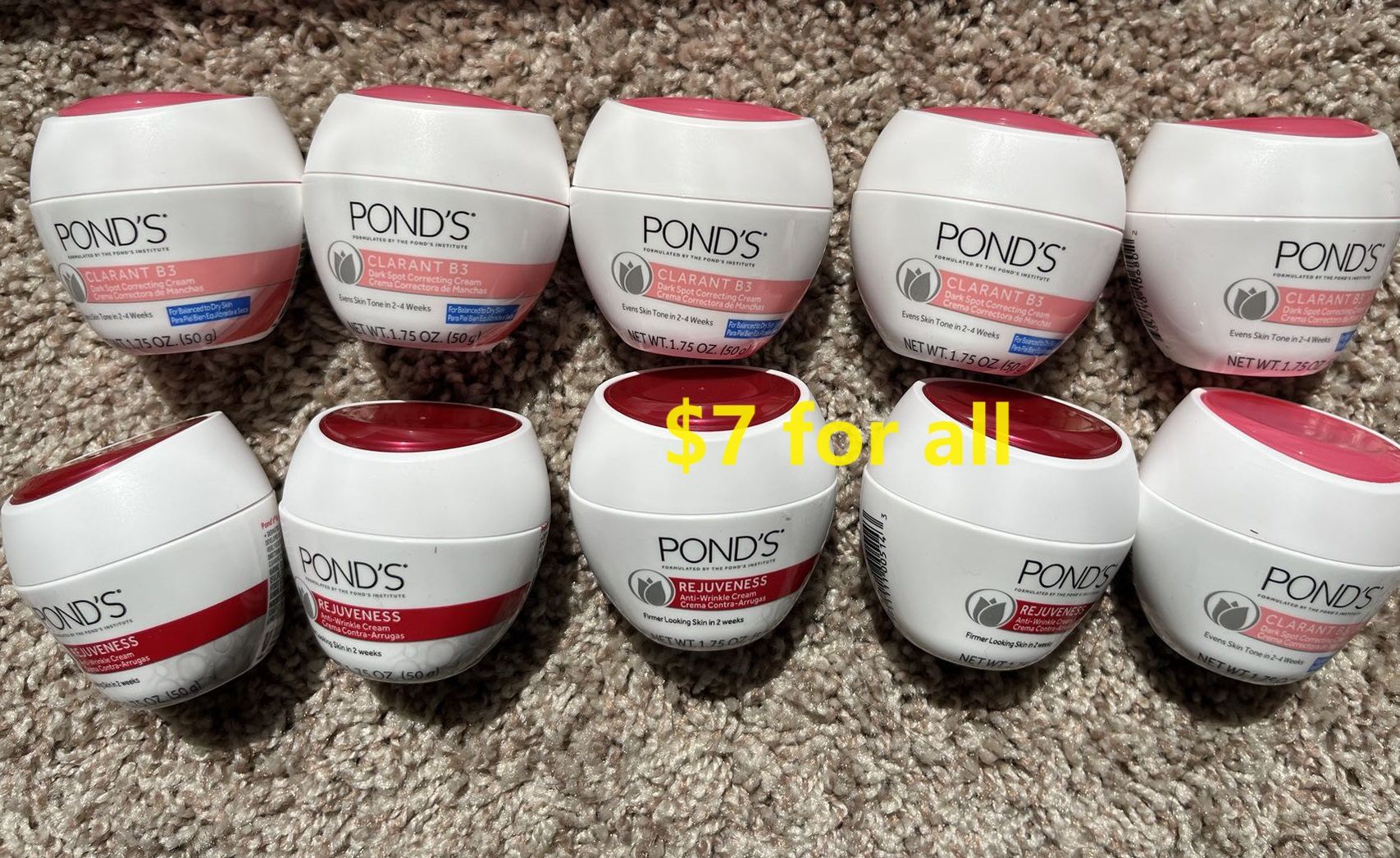 Ponds Face Cream Travel Size 