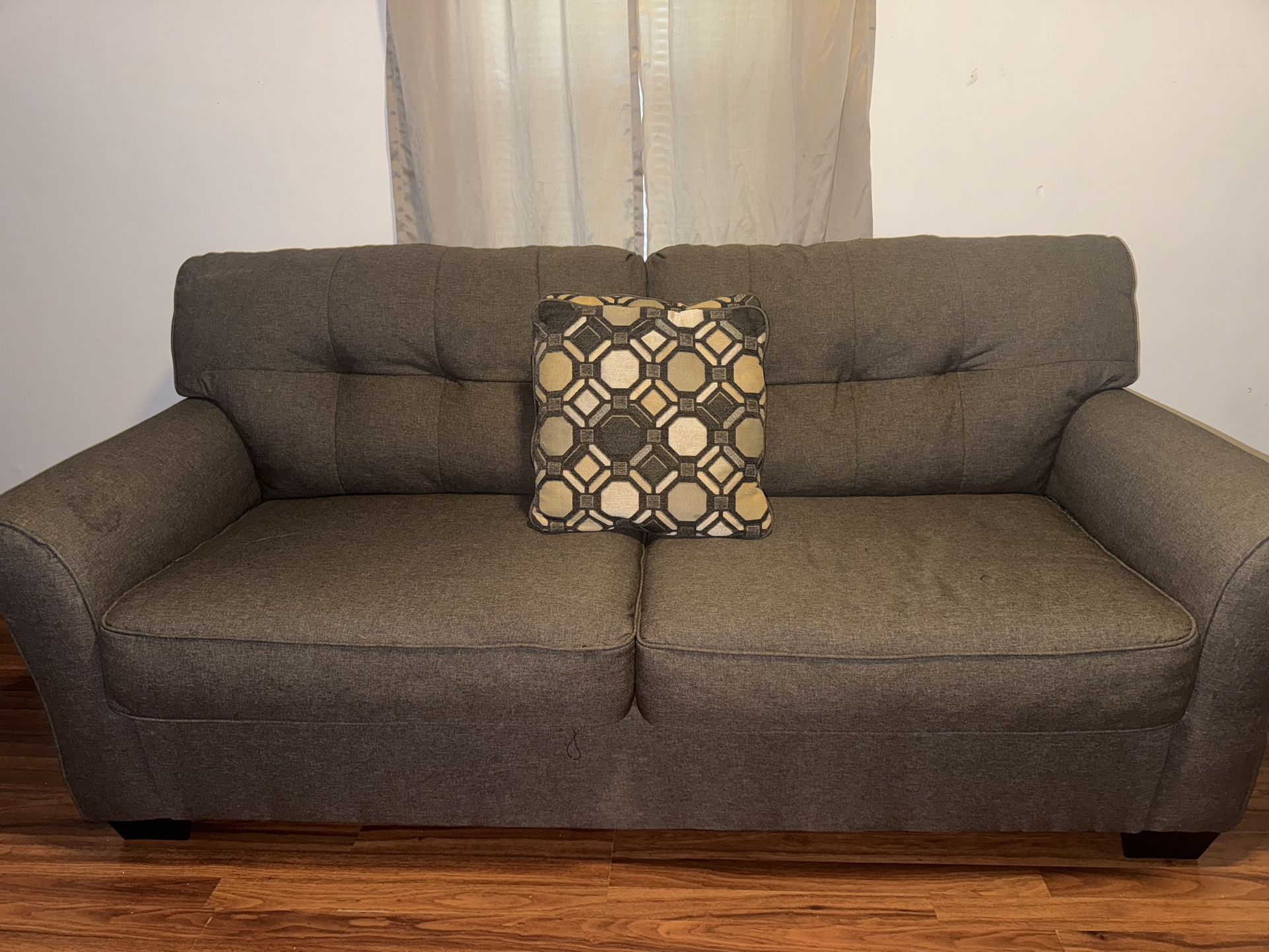 Gray Sofa & Love Seat Couch 