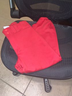 XS Mizuno softball pants red