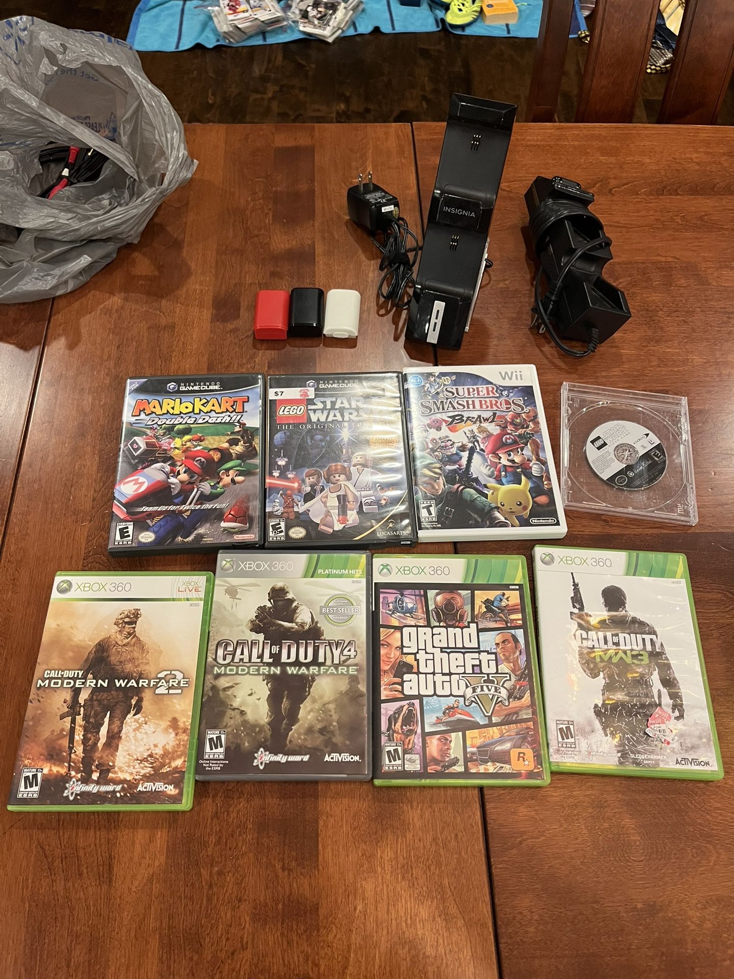 GameCube And Xbox 360 Video Game Lot
