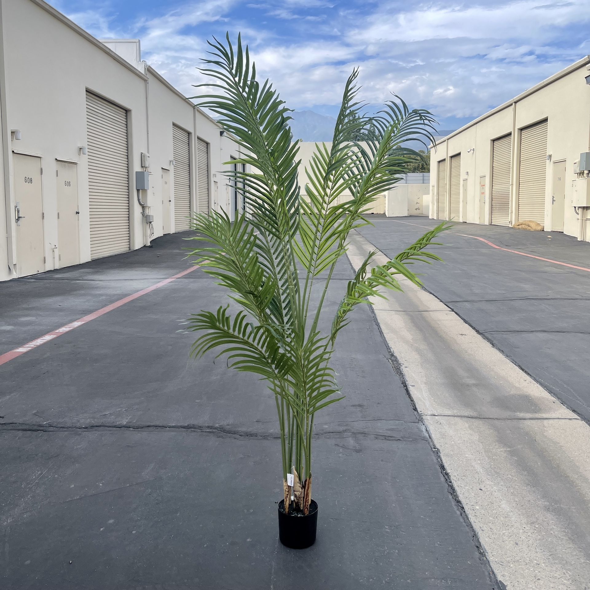 Artificial Palm Tree 6ft Tall, Realistic Fake Plant, Suitable for Indoor and Outdoor