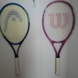 Only Used Once Tennis Rackets