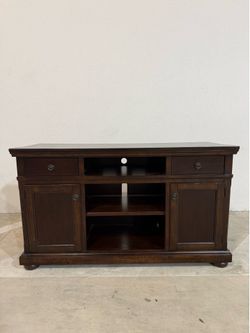 Dark Wood TV Stand / Entertainment Center - 60"