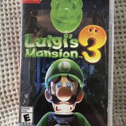 Luigi Mansion 3 Nintendo Switch Game