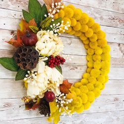 Fall Fluffy Wreath