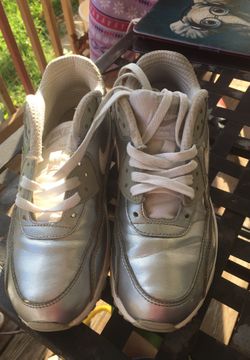 Silver Nike air