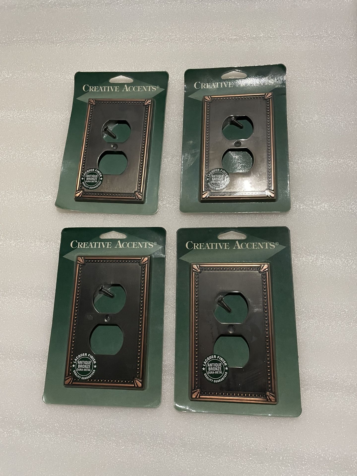 Creative Accents Double Outlet Wall Plate - Antique Bronze