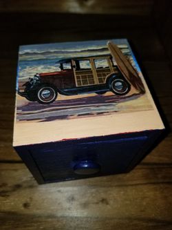 Custom Classic Car Surfboard Box