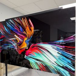 Faces Tempered Glass Wall Art 60” X 36”