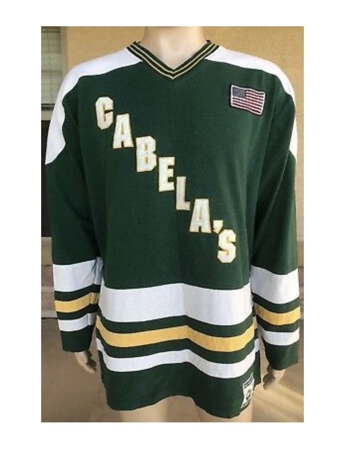Vtg Cabela’s Hockey Jersey Large