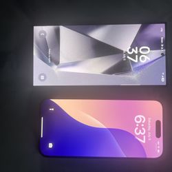 iPhone 15 Pro + s24 Ultra 