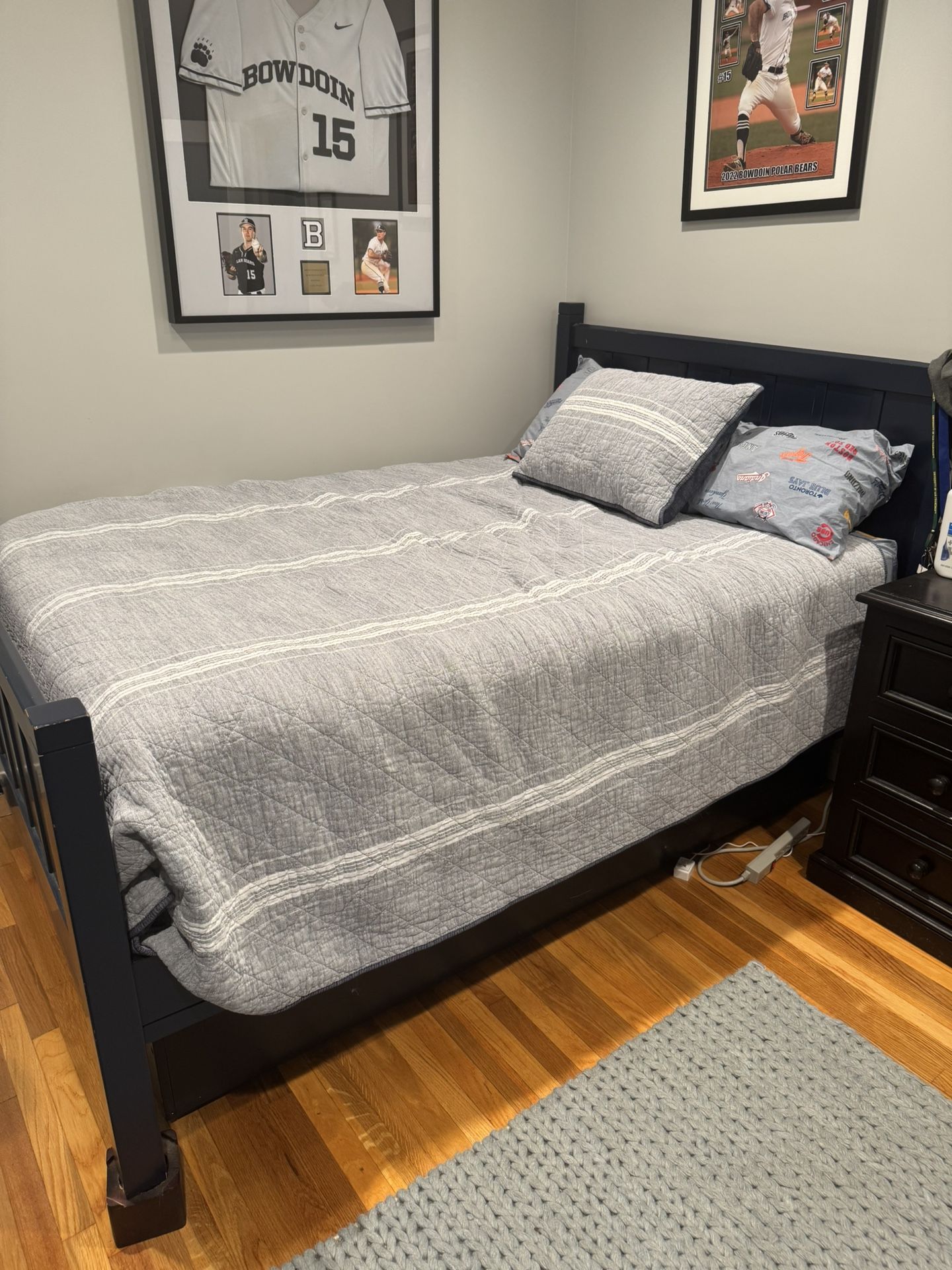 Pottery Barn Bed Frame and Trundle Bed