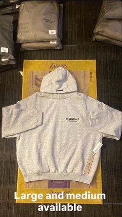 Fear of God Essentials Hoodie Light Gray