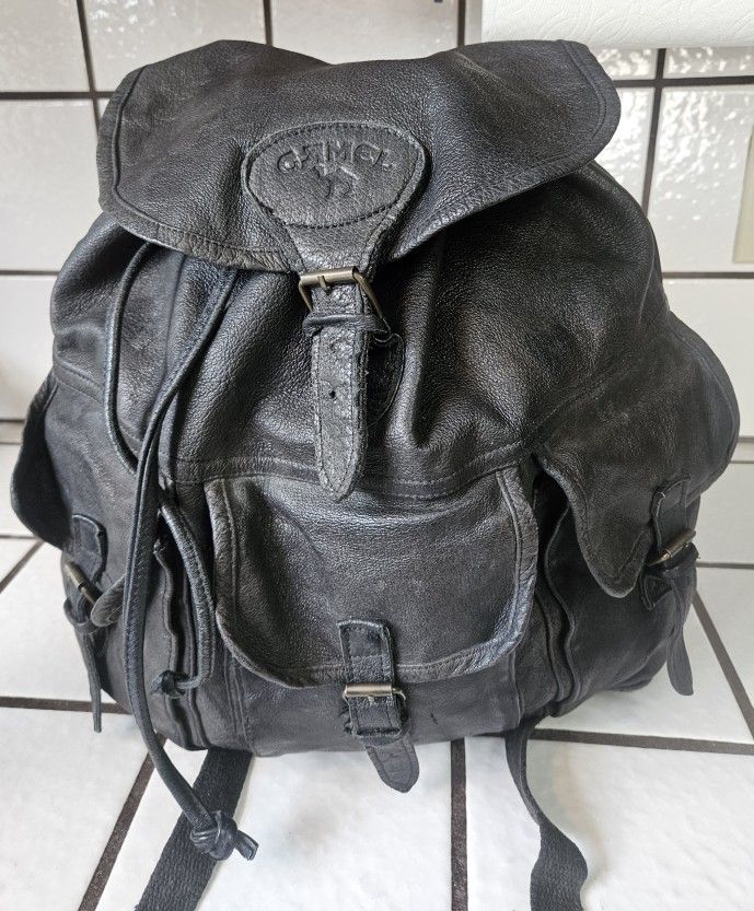 Vintage Camel Cigarette Leather Backpack for Sale in Citrus Heights, CA