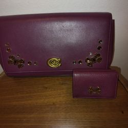 RARE COACH WALLET AND PURSE 