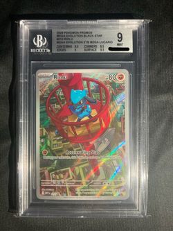 Pokemon Riolu Mega Evolution Black Star Promo #010 BGS 9 Mint