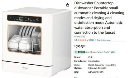 Dishwasher Countertop dishwasher Portable small automatic cleaning 