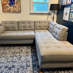 $500 Grey Sectional Couch